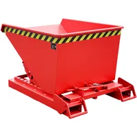 Bauer Südlohn Kippbehälter Stahl 600 mm Feuerrot