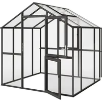KGT Gewächshaus Aptasia III s Anthrazit-Grau 5,06 m2