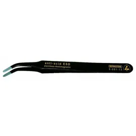 bernstein tools for electronics SMD-Pinzette Flach-breit, gebogen 115mm