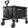 Tectake Bollerwagen faltbar schwarz