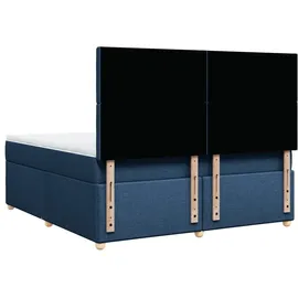 vidaXL Boxspringbett 180 x 200 cm Blau