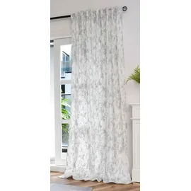 Gardinenbox Vorhang Samt »Milano Star« HxB 245x140 cm Weiß Silber