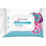 Cleanic Junior - Feuchtes Toilettenpapier Kinder - spülbar - Kombination aus Feuchtpapier und Feuchttuch - reinigt und erfrischt den Intimbereich - Kaugummiduft - Aloe Vera - Panthenol - 40 Stück