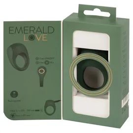 Emerald Love Vibro-Penisring „Luxurious Vibro Cock Ring“, 10 Vibrationsmodi, wasserdicht, grün