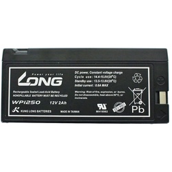 Kung Long WP1250 Blei Akku 12 Volt 2,0Ah mit Snap Kontakt