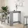 vidaXL Bartisch mit Regal 101 x 40 x 103,5 cm Grau
