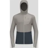 Odlo Herren Unterjacke Ascent silver cloud - dark slate, M