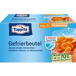 100 Toppits Gefrierbeutel 1,0 l