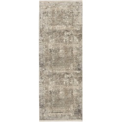 Läufer Farina 80 x 200 cm Mischgewebe Beige