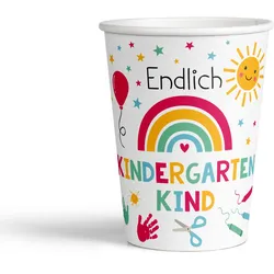 Pappbecher-Set KINDERGARTEN