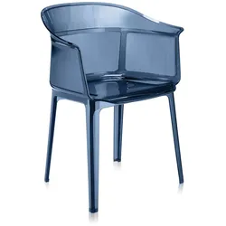 Kartell - Papyrus Armlehnstuhl, puderblau