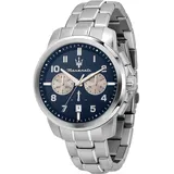 Herrenuhr MASERATI SUCCESSO R8873621029 Chrono Edelstahl Blau
