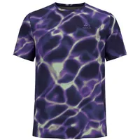 Odlo Herren Zeroweight Chill-Tec Print T-Shirt (Größe S, lila