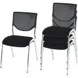 Mendler T401 schwarz / chrom 4er Set
