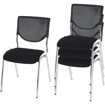 Mendler T401 schwarz / chrom 4er Set