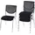 Mendler T401 schwarz / chrom 4er Set