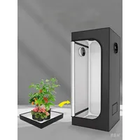 Growbox 100x100x200cm  Gewächshaus Pflanzenzelt Zuchtzelt Growroom Anbauzelt