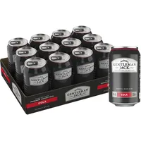 JackDaniel's Gentleman Jack mit Cola 10% vol 12 x 0,33 l