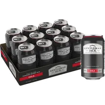 JackDaniel's Gentleman Jack mit Cola 10% vol 12 x 0,33 l