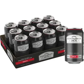 JackDaniel's Gentleman Jack mit Cola 10% vol 12 x 0,33 l