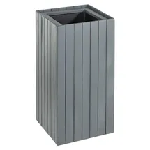 prestige home living outdoor Quadratischer Pflanzkübel 30 x 30 x 64 cm Anthrazit