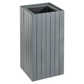 prestige home living outdoor Quadratischer Pflanzkübel 30 x 30 x 64 cm Anthrazit