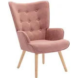 vente-unique Vente-unique-Sessel - Stoff - Rosa - VATELY