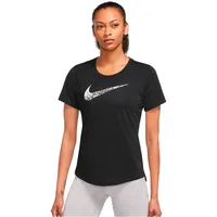 Nike Swoosh Kurzarm-t-shirt - Black / White 1 -