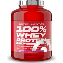 Scitec Nutrition 100% Whey Protein Professional Erdbeere-Weiße-Schokolade Pulver 2350 g