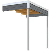Weka Gartenhaus-Anbaudach Felix_Fynn 2 Anbau 150 x 250 cm Grau