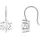 Thomas Sabo Ohrhänger Silber 925 H2287-051-14 mit weißem Zirkonia onesize