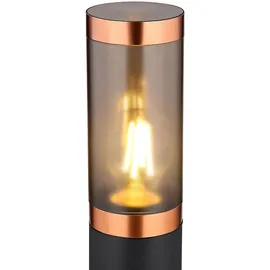 GLOBO Stehlampe 1x E27 schwarz