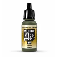 Vallejo Model Air Acrylfarbe, 17 ml Mittelgrün