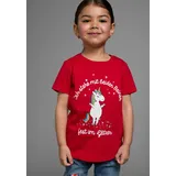 Kidsworld T-Shirt in rot | Gr.: 104/110