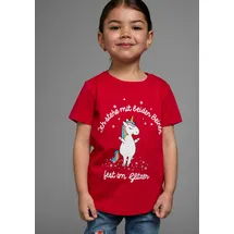 Kidsworld T-Shirt in rot | Gr.: 104/110