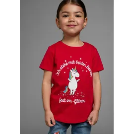 Kidsworld T-Shirt in rot | Gr.: 104/110