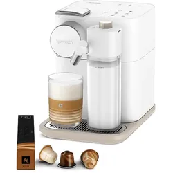 DELONGHI Nespresso Gran Lattissima EN640.W, 6 Milchrezepte, elegantes Design, schnelle Aufheizzeit, einfache Bedienung, Kapselmaschine Weiß