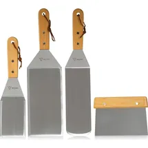 BBQ-Toro Grillwender 4-teilig Edelstahl silber