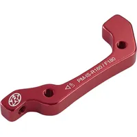 Reverse Components Reverse Scheibenbremse Reverse Bremsscheiben Adapter IS-PM HR Ø160mm / VR Ø180mm rot