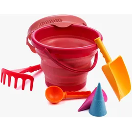 Donic Schildkröt 7 in 1 Sand Toys rot