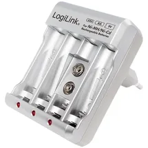 Logilink PA0168 - Steckerladegerät, Ni-Cd Ni-MH 9V-Block