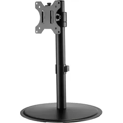 Techly Aufstellung - für Monitor - Kunststoff, Aluminium, Stahl - Schwarz - Bild