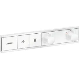 Hansgrohe RainSelect Duschthermostat Unterputz für 2 Verbraucher mattweiß 15380700