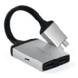 Satechi USB-C Dual HDMI Adapter Silber