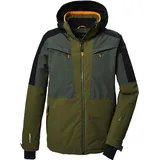 KILLTEC Herren Skijacke/Funktionsjacke mit abzippbarer Kapuze und Schneefang KSW 407 MN SKI JCKT, mud, XL,