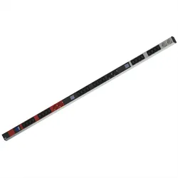 BACHMANN BN0500 19 PDU 1HE 24xC13 6x Schutzkontakt, Leistungsmessung, Anschluss CEE 3x 16A,rot"