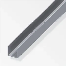Alfer Quadrat-U 2.5 m, 19.5 x 1.5 mm Aluminium roh blank