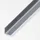 Alfer Quadrat-U 2.5 m, 19.5 x 1.5 mm Aluminium roh blank