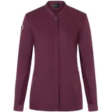 Karlowsky Damen Kochjacke Green-Generation Druckknöpfe Modern Fit Polyester/Baumwollmix Oeko-TEX® nachhaltig Aubergine - Größe 54 - 54