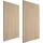 Tectake Wandpaneel Akustik Sonic Wall II Braun 2 St. 50 x 110 cm